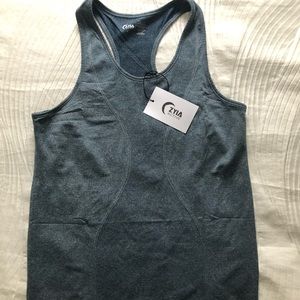 Zyia Navy Copper Charged Tank